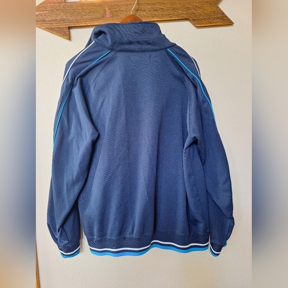 Pineapple Connection  Zip Up Track Jacket. Navy with white/blue. Mens size M - Picture 6 of 6